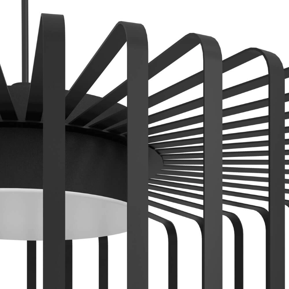 Zwarte hanglamp Ginestrone-Z Ø 45cm design Eglo 9008606270507