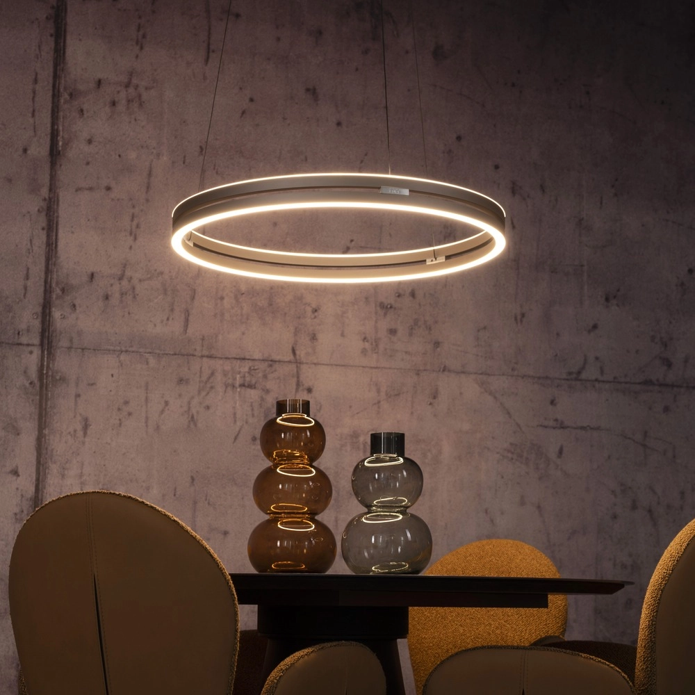 Kantoor hanglamp Pure E-Loop bronce - Ø 70cm Paul Neuhaus 4012248398364