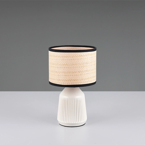 Tafellamp Formentera Ø 16cm wit Trio 4017807692105