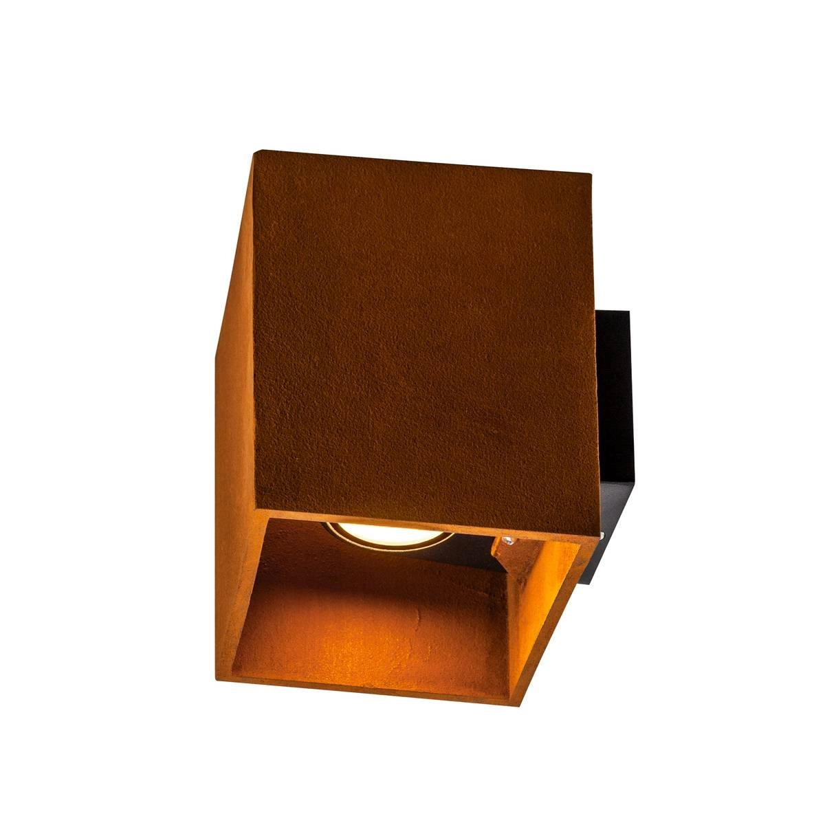 Up - downlighter Rusty Square 18cm roestbruin SLV 4024163248006