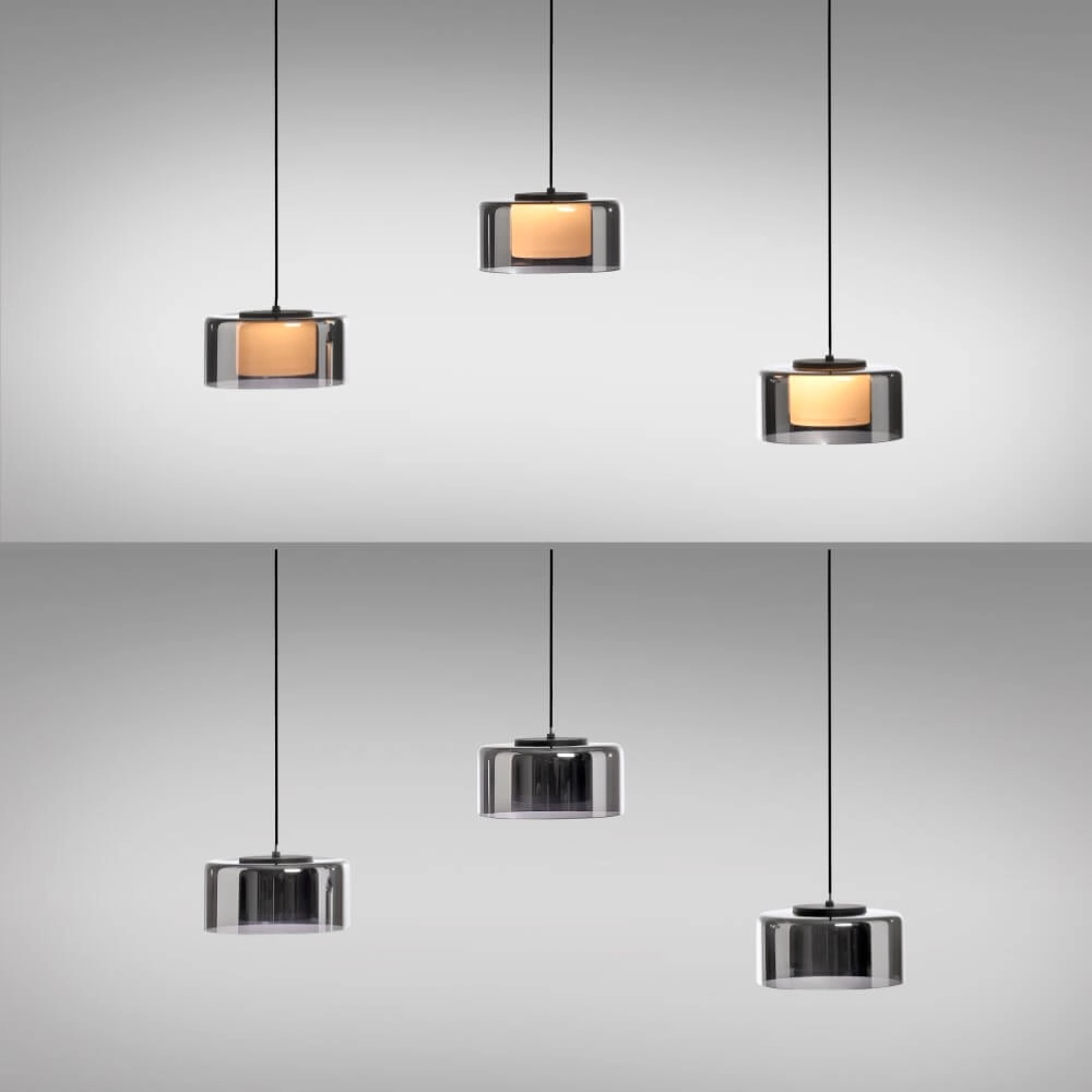 3-lichts hanglamp Rika zwart Paul Neuhaus 4012248383070