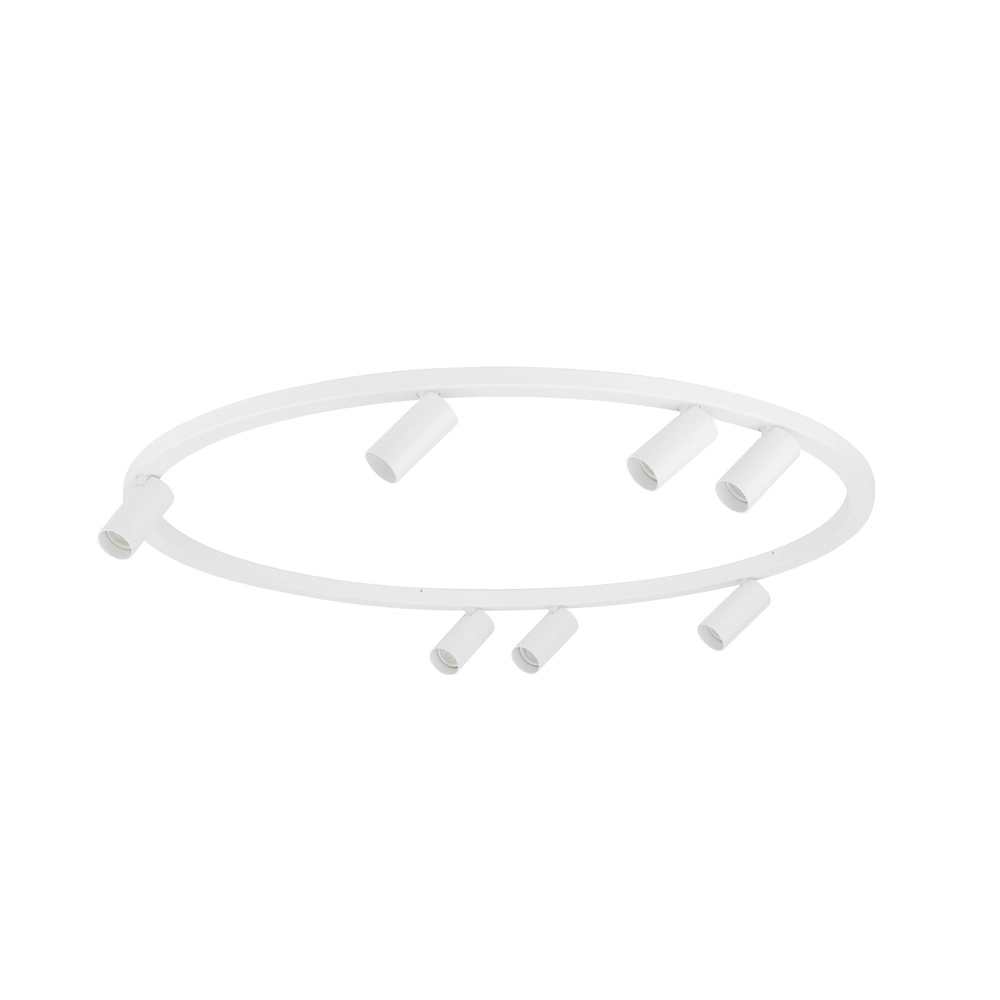 Cirkel opbouwspots Fourty 7x GU10 - wit Lyora 5903139119450