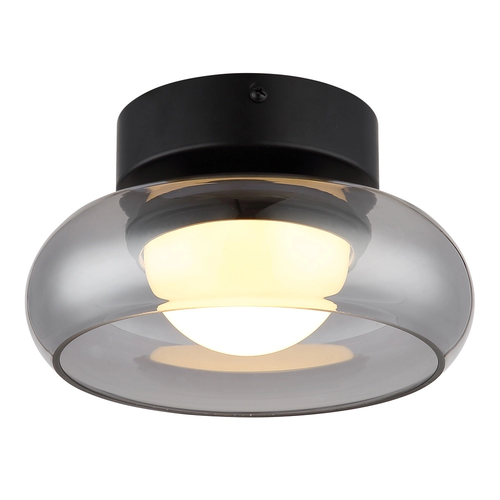 Design plafondlamp Carlene zwart Globo 9007371566174
