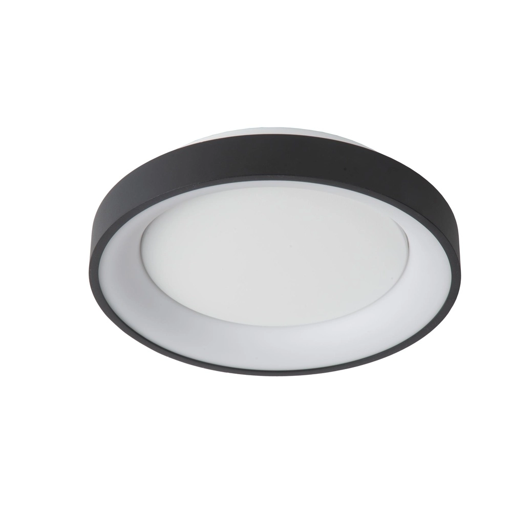 Plafonniere Vidal Ø 28cm zwart