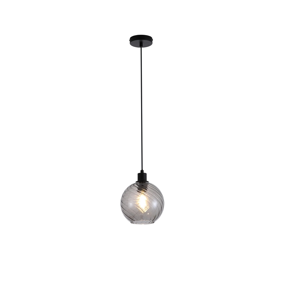 Hanglamp Radiance enkel zwart Hanglamp Radiance enkel zwart