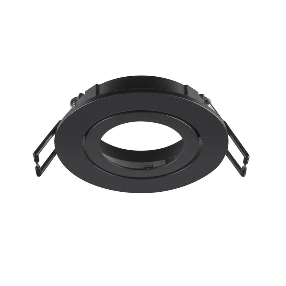 Inbouwring New Tria 68 rond zwart - zonder fitting