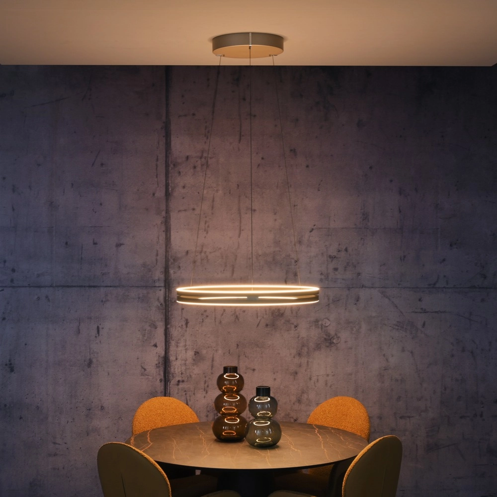 Kantoor hanglamp Pure E-Loop bronce - Ø 70cm Paul Neuhaus 4012248398364