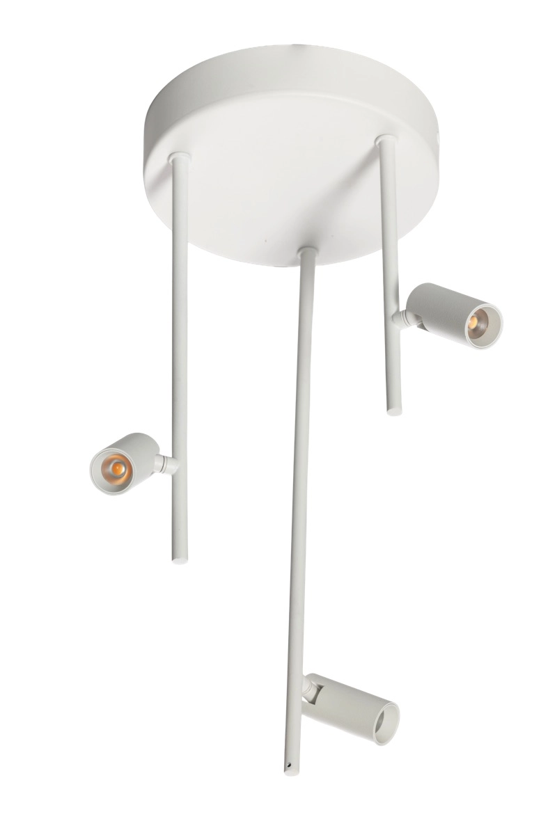 3-lichts plafondlamp Minora led - wit