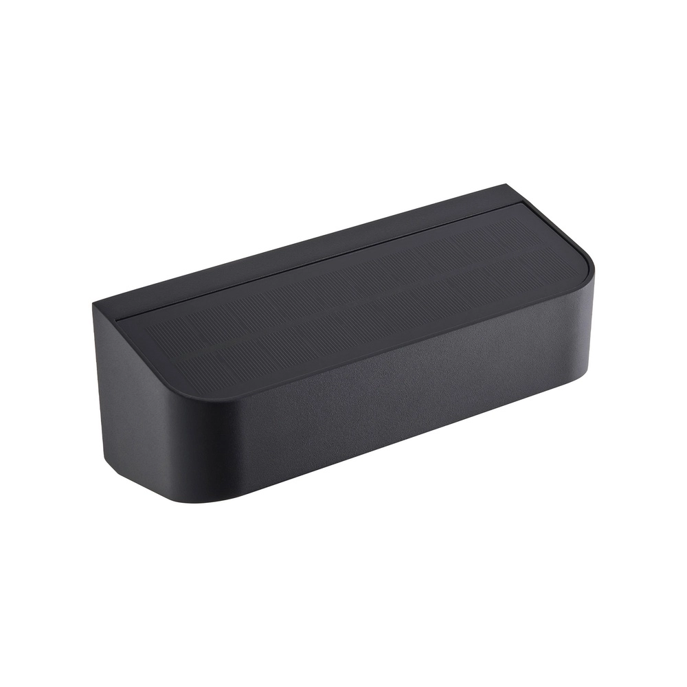 Zwarte Marcellio Solar  lamp met sensor Nordlux 5704924025570