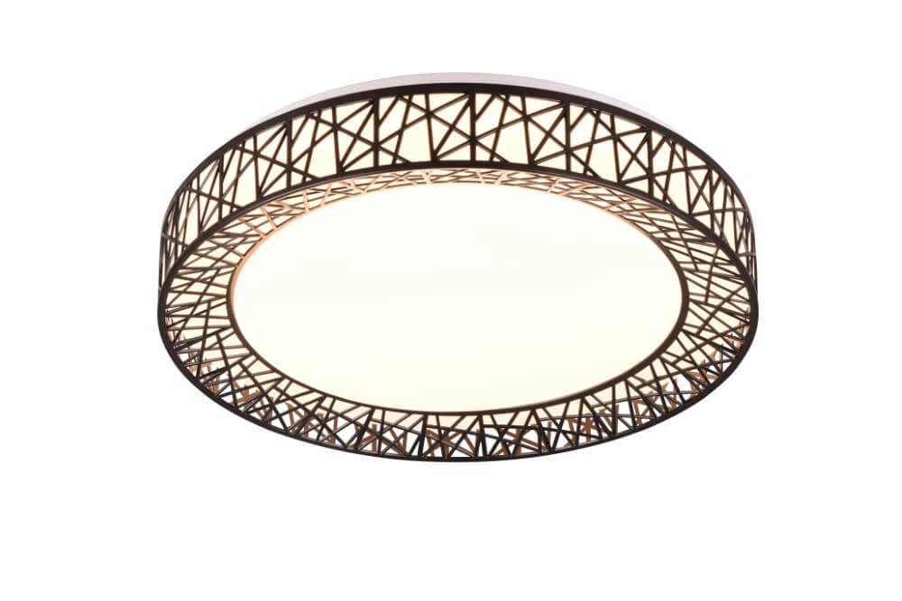 Zwarte plafondlamp Cluster Ø 48cm