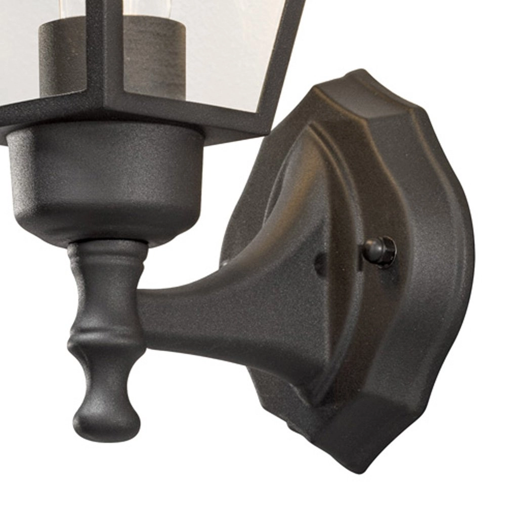 Klassieke muurlamp Zagreb Up zwart KonstSmide 7318307093759