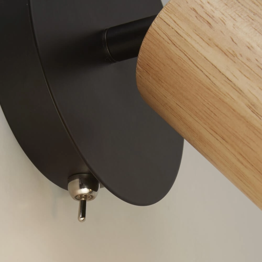 Houten wandlampje Spinny Searchlight 5053423228174