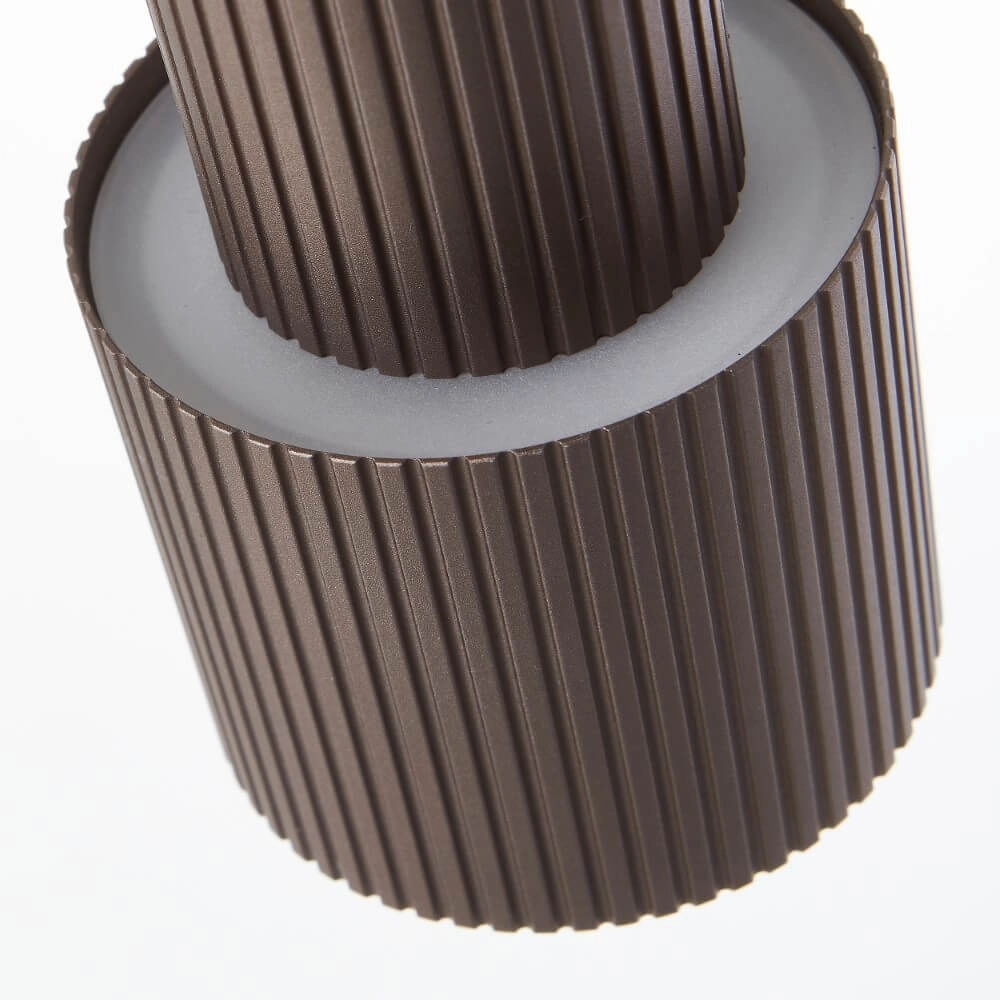 Design tafellamp Cadiz zwart met brons Brilliant 4004353446917