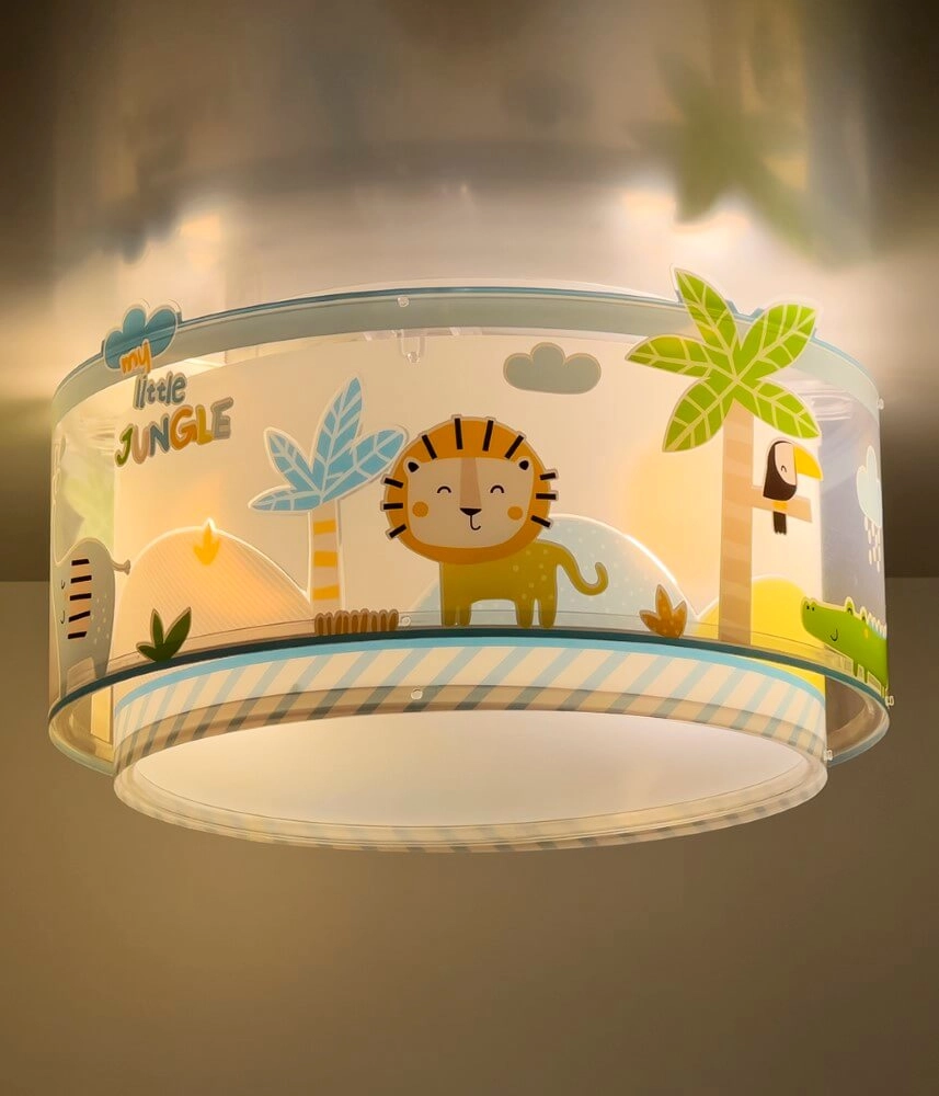 Kinder plafondlamp Little Jungle Dalber 8420406761169
