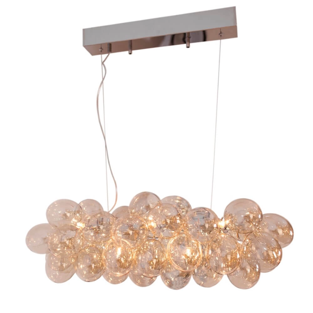 Hanglamp Gross amber glas 80cm Hanglamp Gross amber glas 80cm
