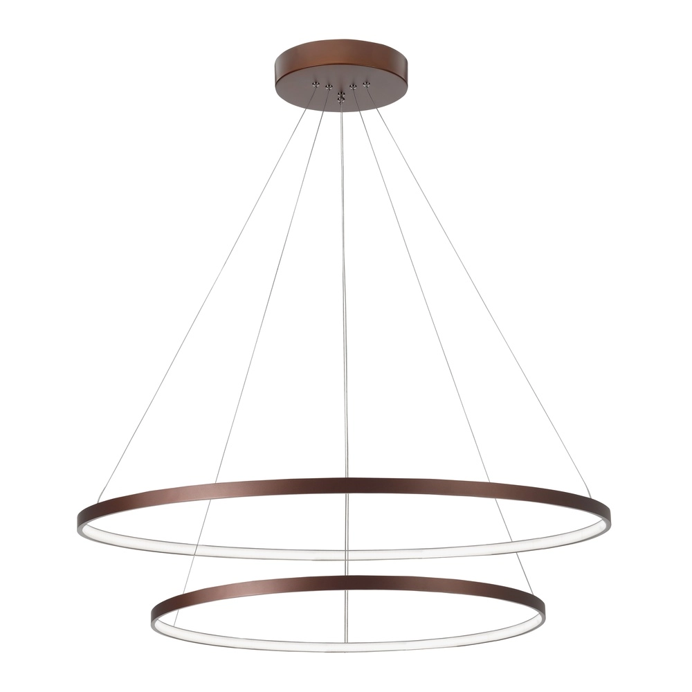 Design hanglamp Ferrol koffie bruin double Lyora 5212017407221