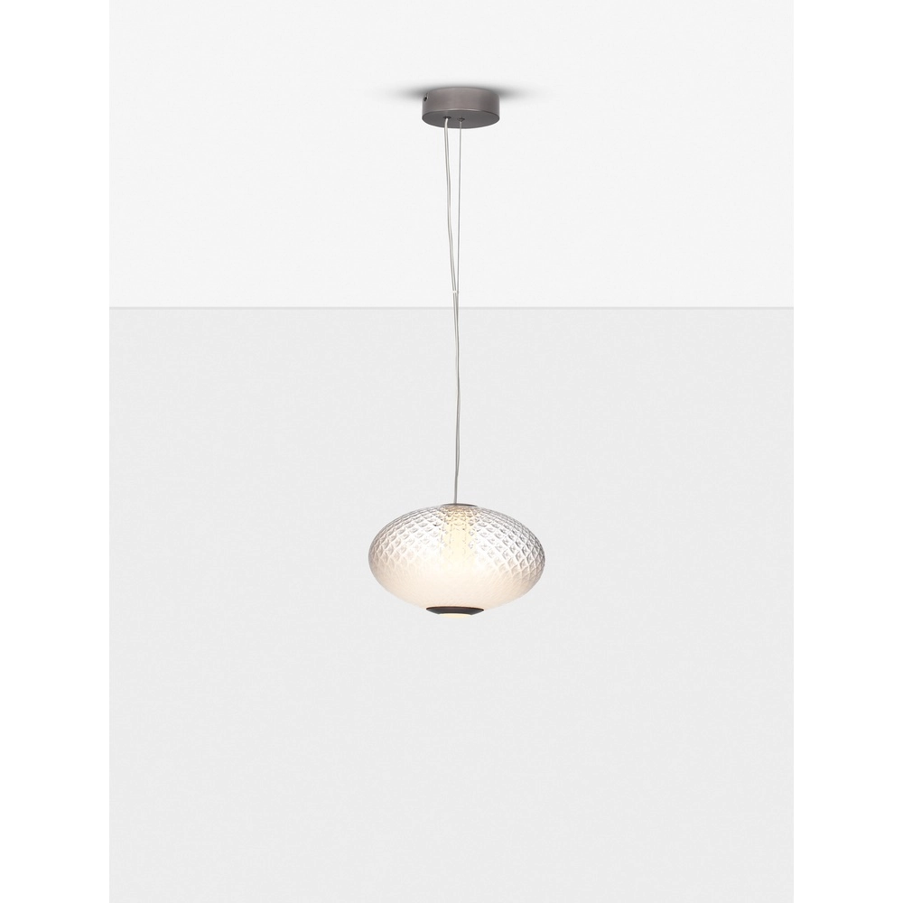 Hanglamp Aora ovaal opaal glas