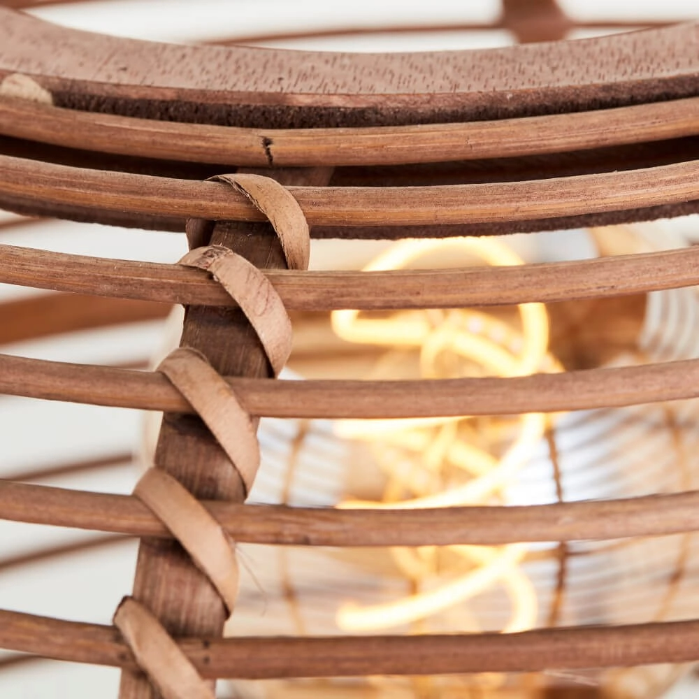 Rotan plafondlamp Woodball Ø 32cm Brilliant 4004353413810