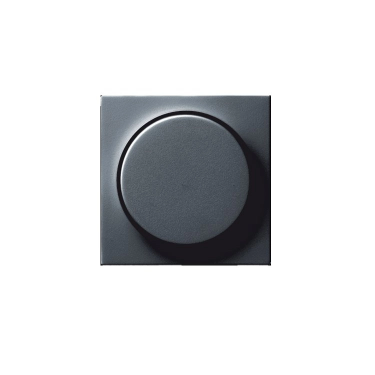 Antraciete Dimmer cover voor inbouwdimmer Lyora 4010337650287