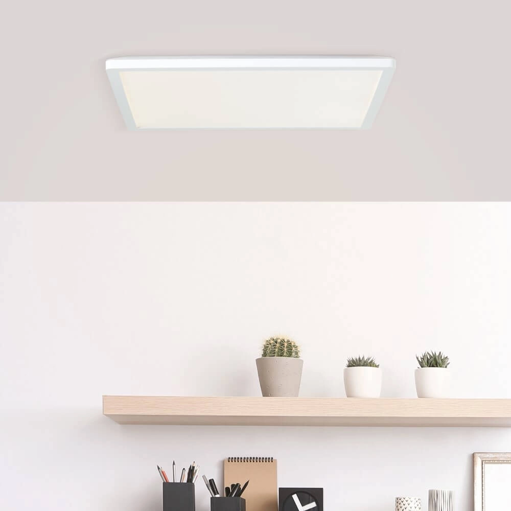 Plafondlamp Milton 42 x 42cm wit Brilliant 4004353413643