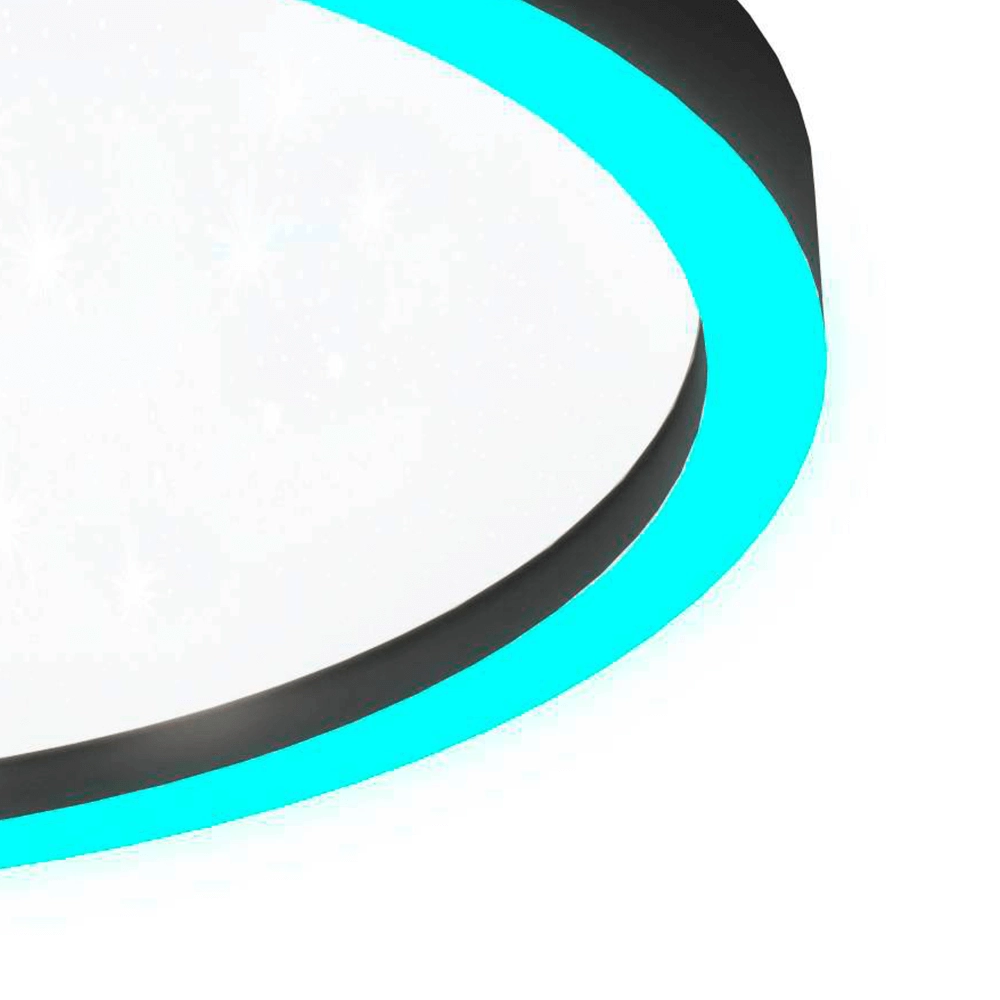 Plafonnière Zigbee Montemorelos-Z Ø 57cm zwart Eglo 9008606243846