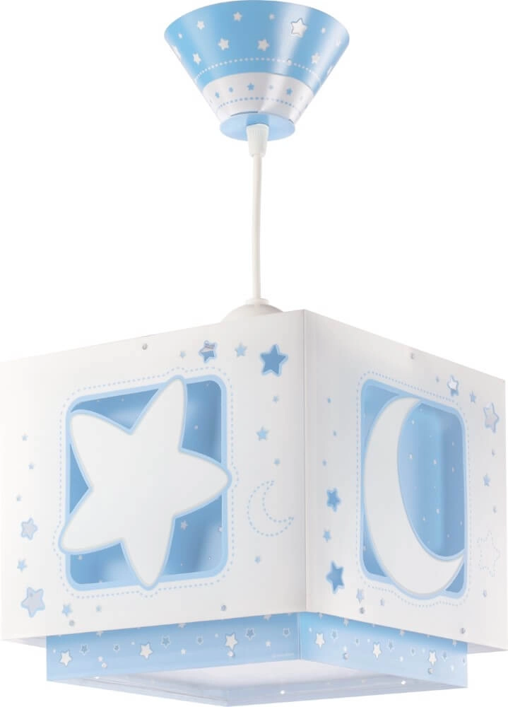 Kinderkamer hanglamp Moonlight blauw