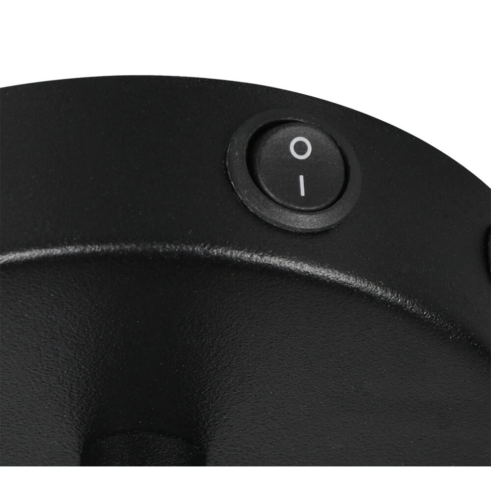 Opbouwspot Bidar zwart Trio 4017807640649