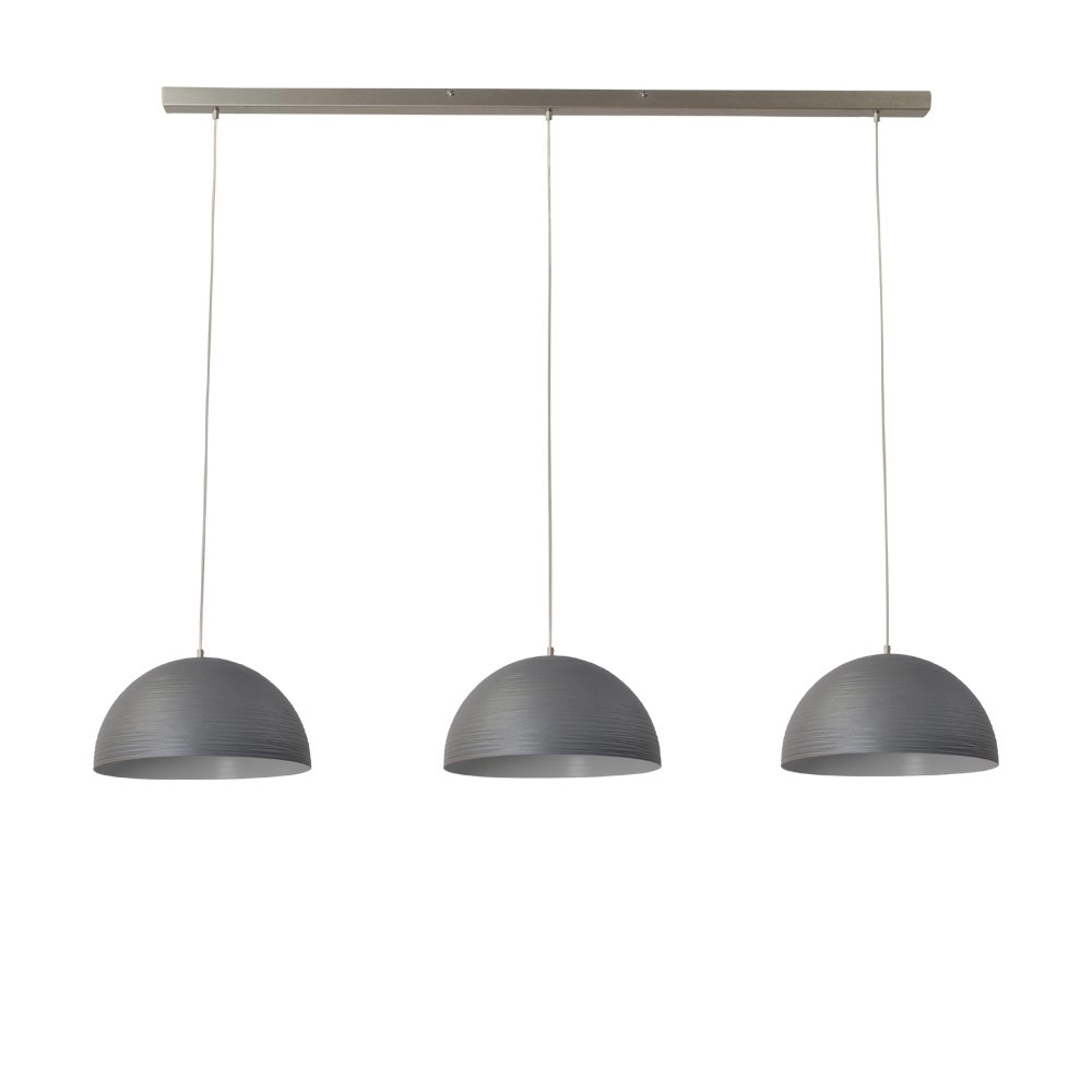Eetkamerlamp betongrijs Concepto 3x30 Eetkamerlamp betongrijs Concepto 3x30