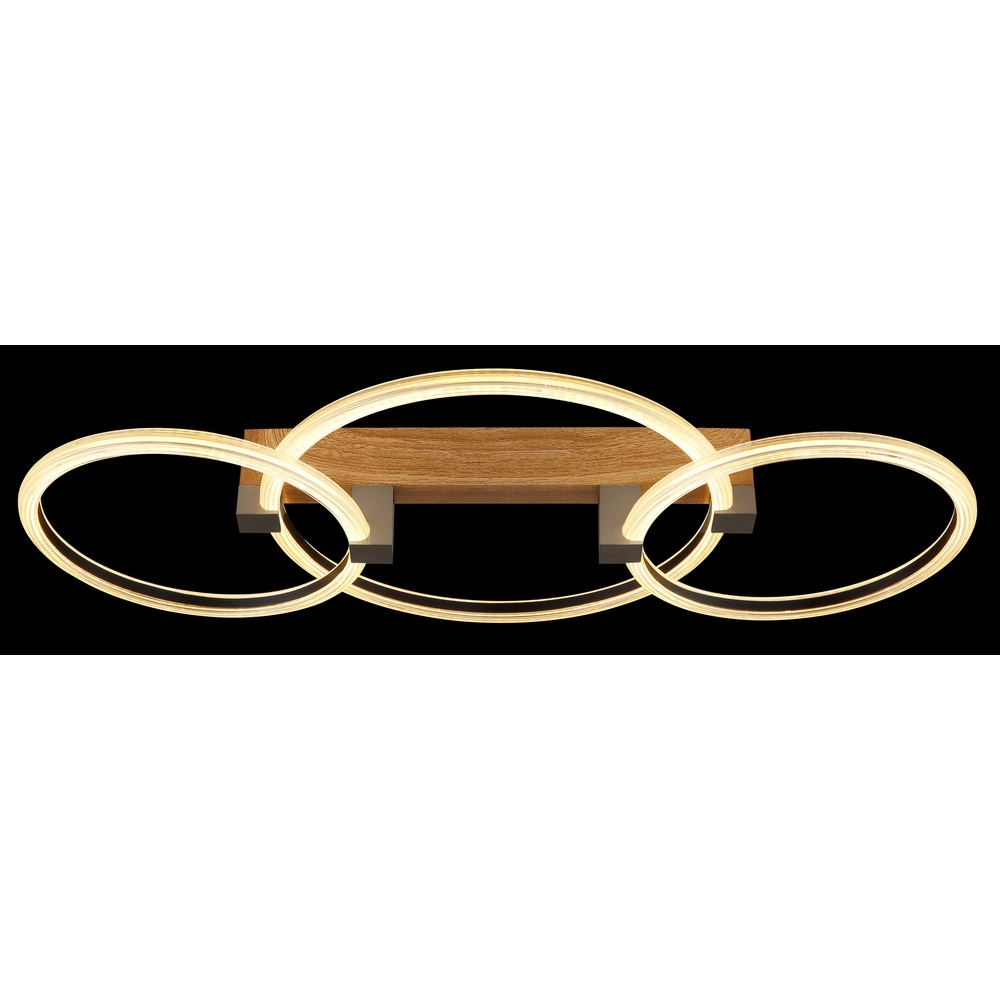 Houten plafondlamp Fletcher design Globo 9007371580293