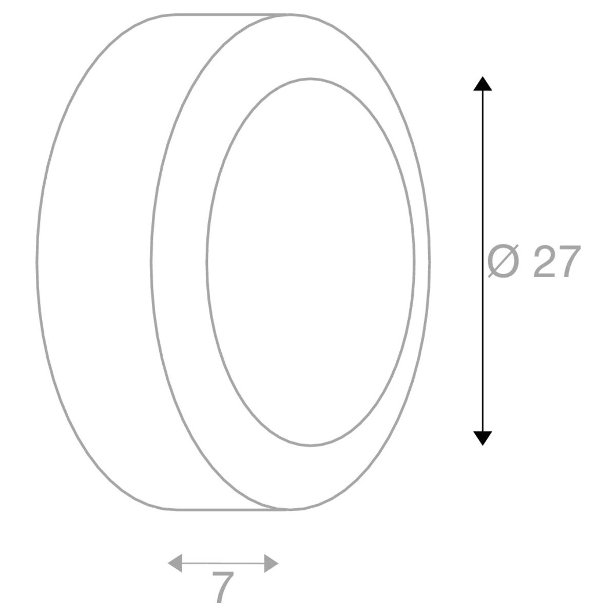 Bulan design wand/plafondlamp SLV 4024163140188