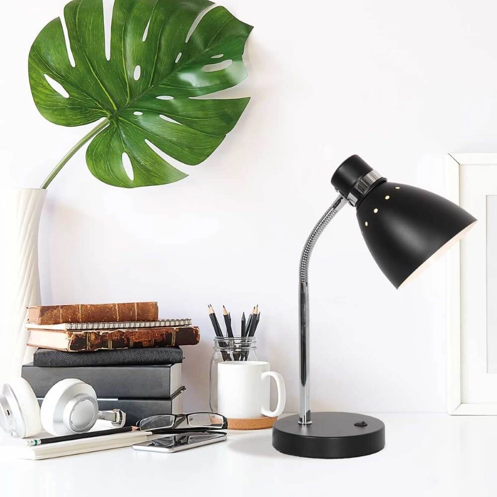 Zwarte bureaulamp Spring Steinhauer 8712746161410