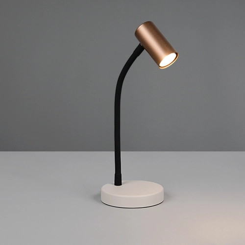 Tafellamp Taryn design mokka bruin Trio 4017807685732