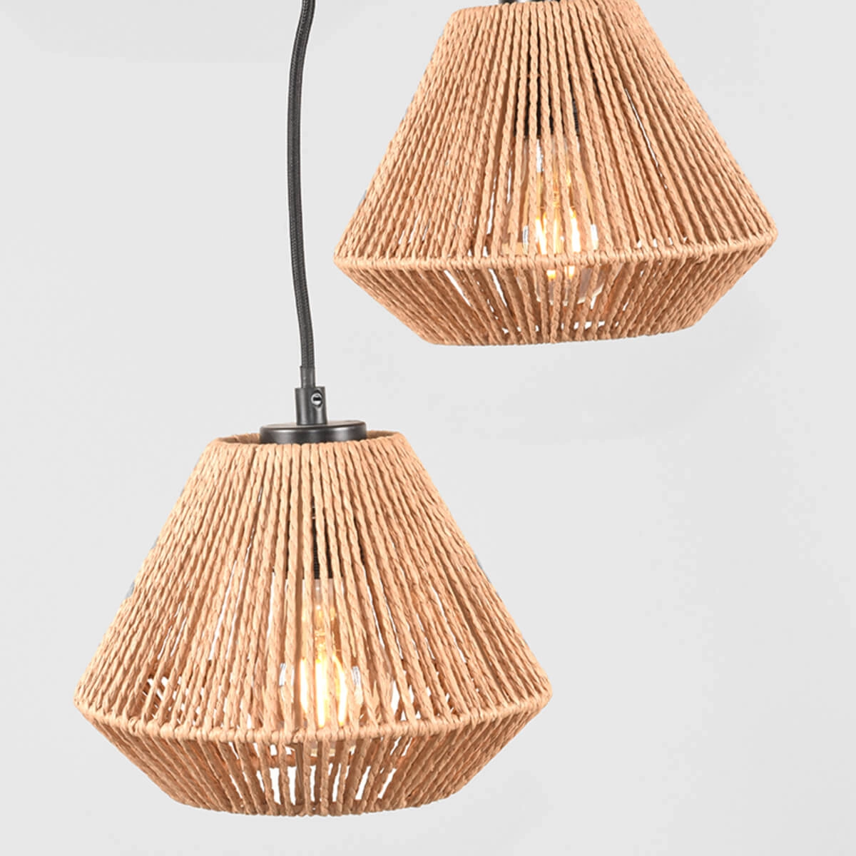 3-lichts hanglamp Ibiza jute Label51 8720195423102