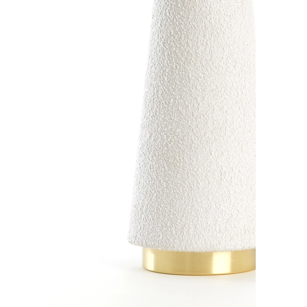 Schemerlamp Devia Ø 30cm - bouclé - beige Light & Living 8717807759469