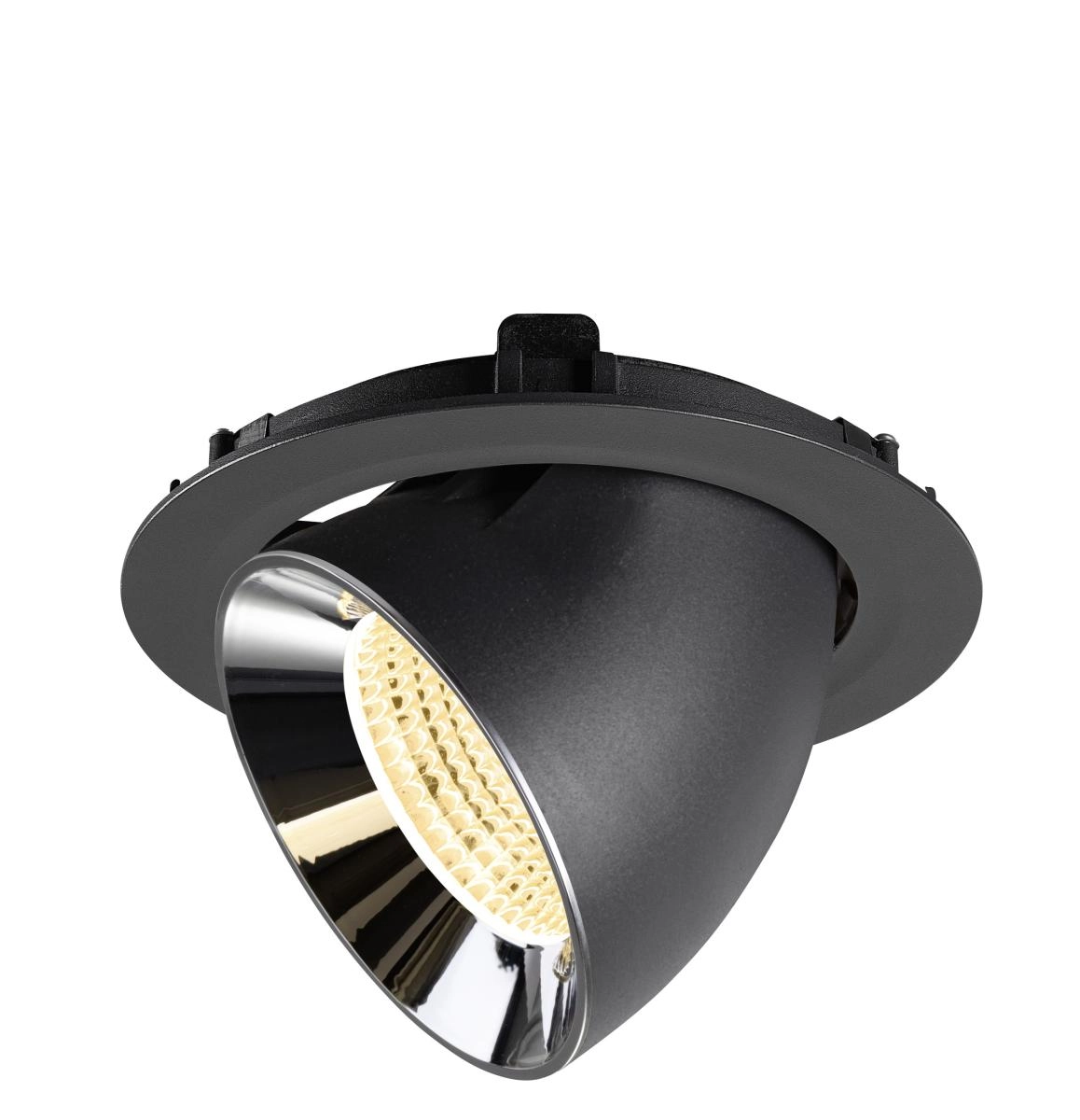 Inbouwspot Numinos Gimble XL zwart/chroom 3000K - 55gr SLV 4024163308649