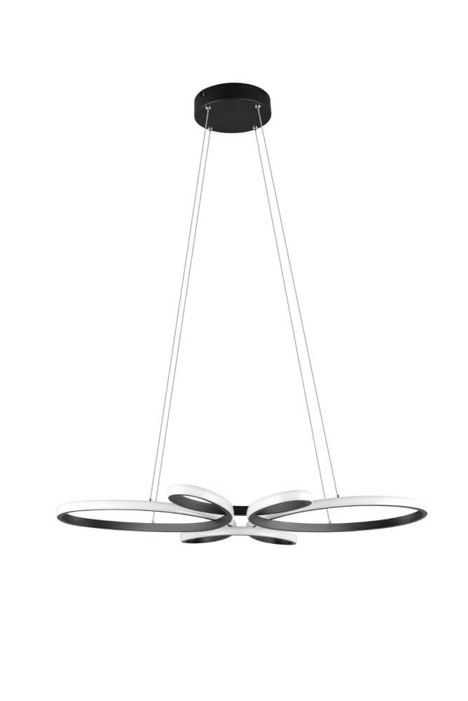 Design hanglamp Fly zwart Trio 4017807600926