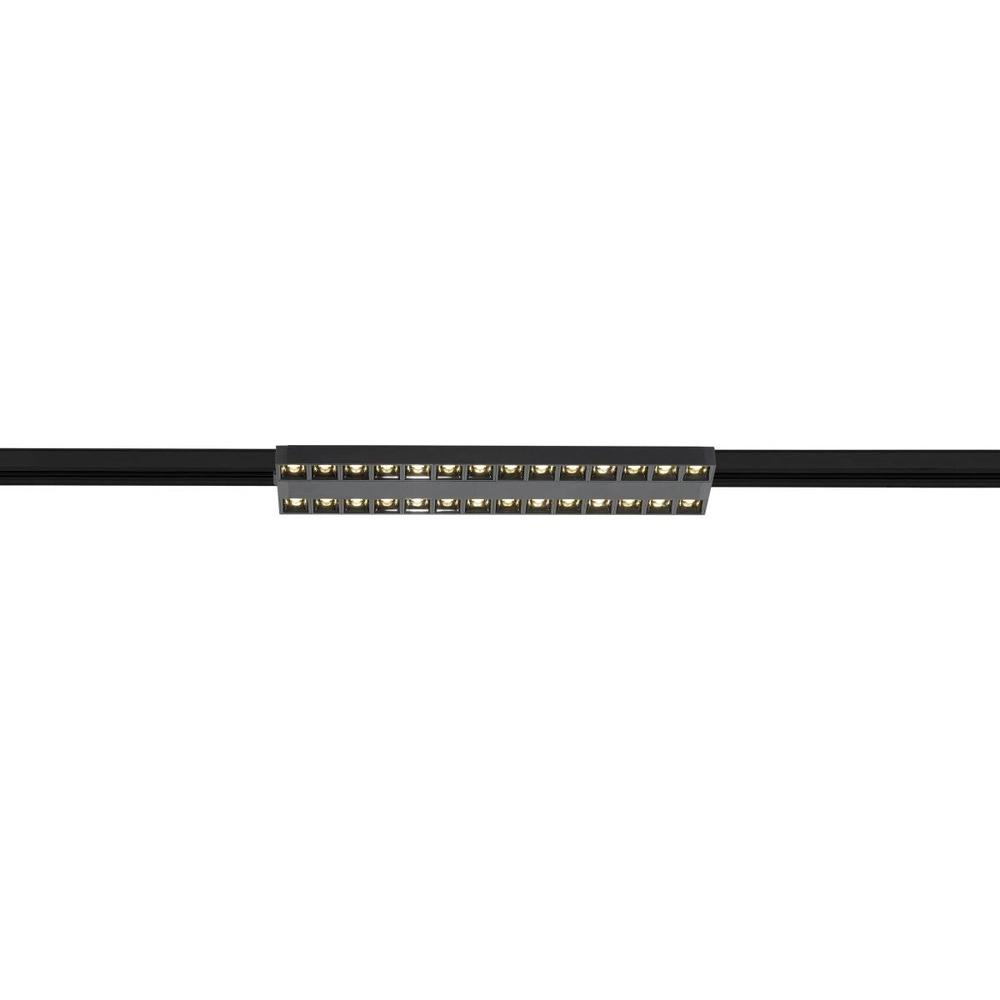 Rail armatuur 57,4cm Sight Evo dubbel 3-fase zwart 3000K Rail armatuur 57,4cm Sight Evo dubbel 3-fase zwart 3000K