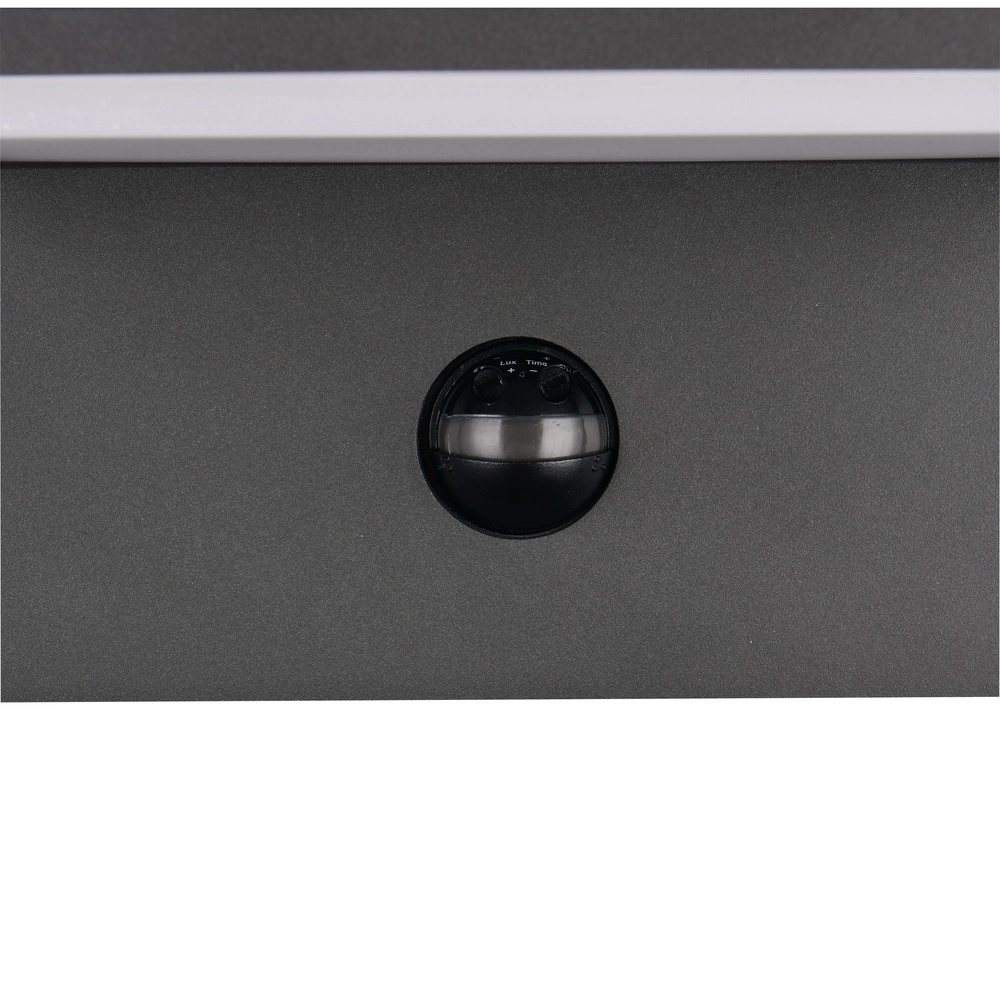 Moderne wandlamp Ravi antraciet met sensor Trio 4017807686890