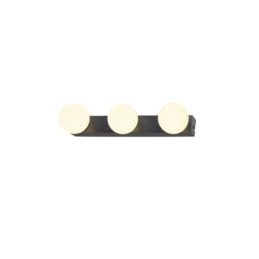 Wandlamp Sun Mirror 4-lichts zwart SLV 4024163318303