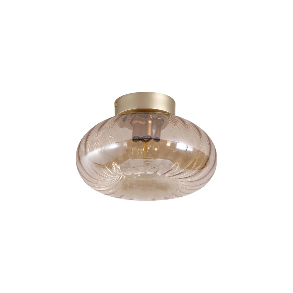 Plafondlamp Celestial amber glas Searchlight 5053423306728