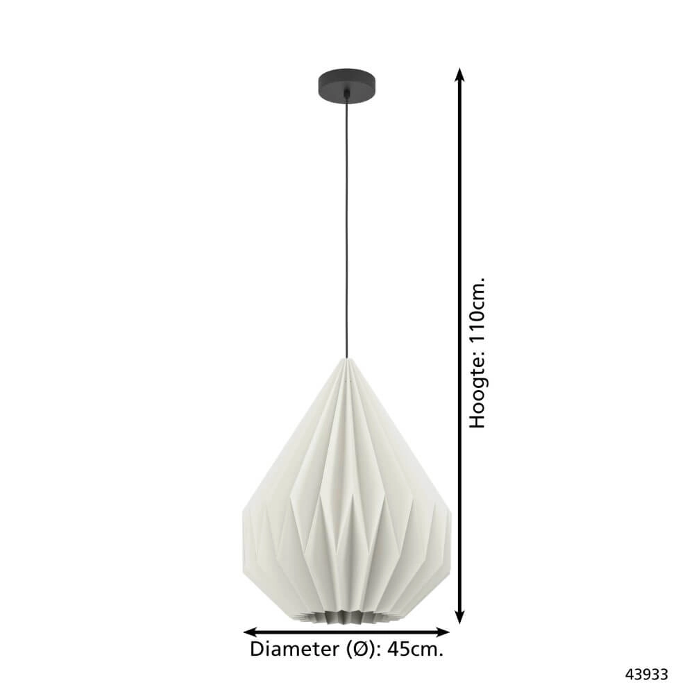 Japandi hanglamp Minting Ø 45cm Eglo 9002759439330