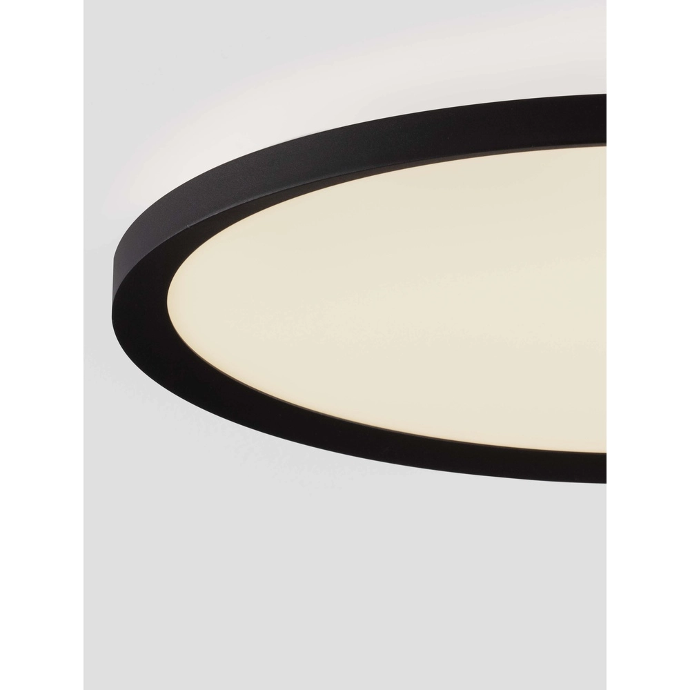 Plafonniere Aoton zwart Ø 40cm Lyora 5212017448705