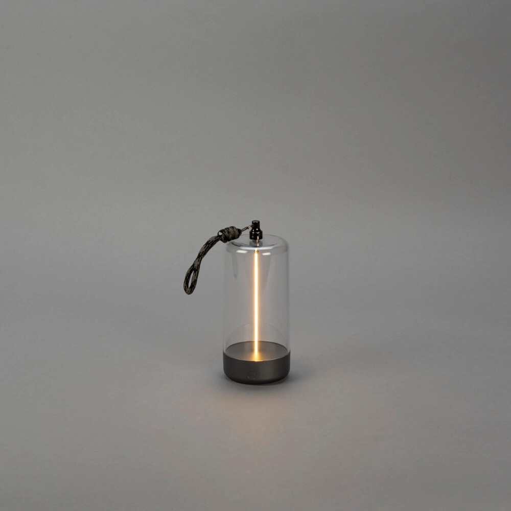 Oplaadbare lamp Edison XS antraciet KonstSmide 7318307849370