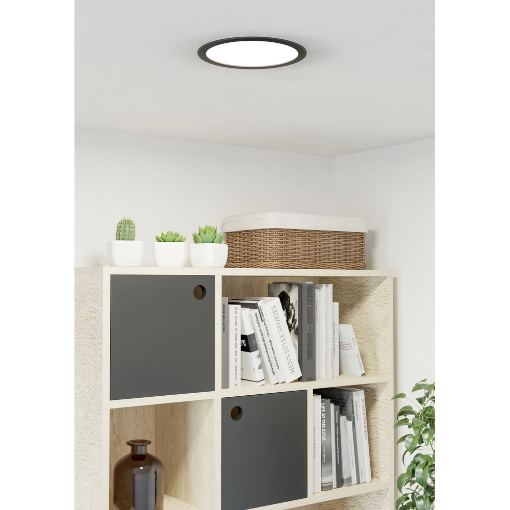 Inbouw lamp Fueva 6 rond - zwart - Ø 21,6cm Eglo 9008606330706