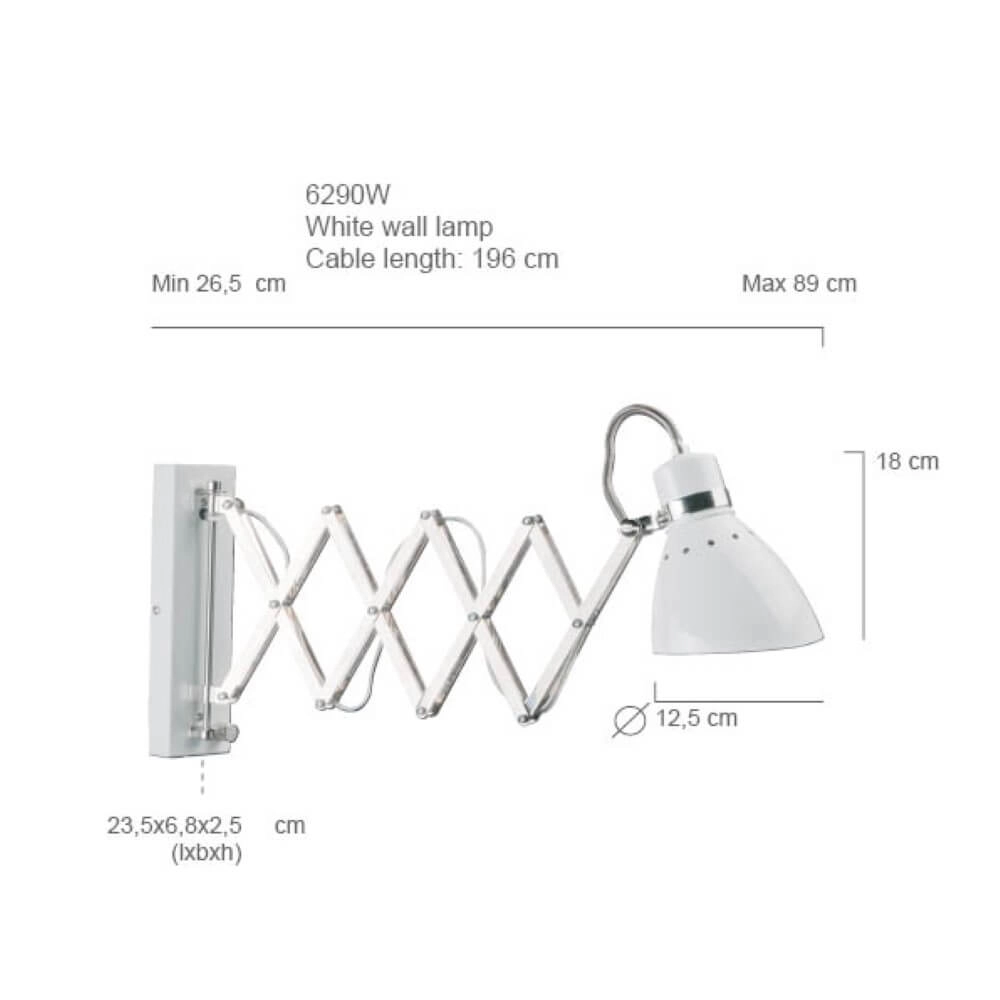 Schaarlamp Spring wit Steinhauer 8712746068696