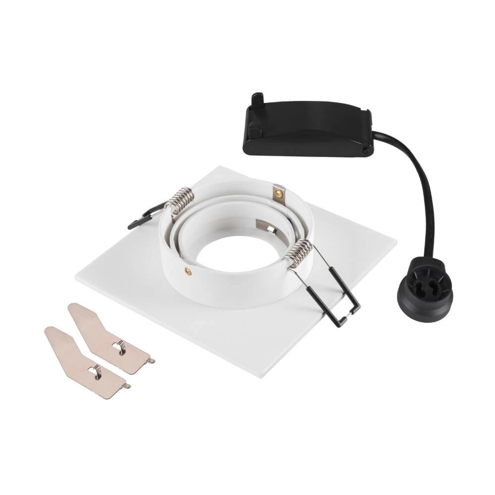 Inbouwspot New Tria 75 XL vierkant - wit - GU10 SLV 4024163280549