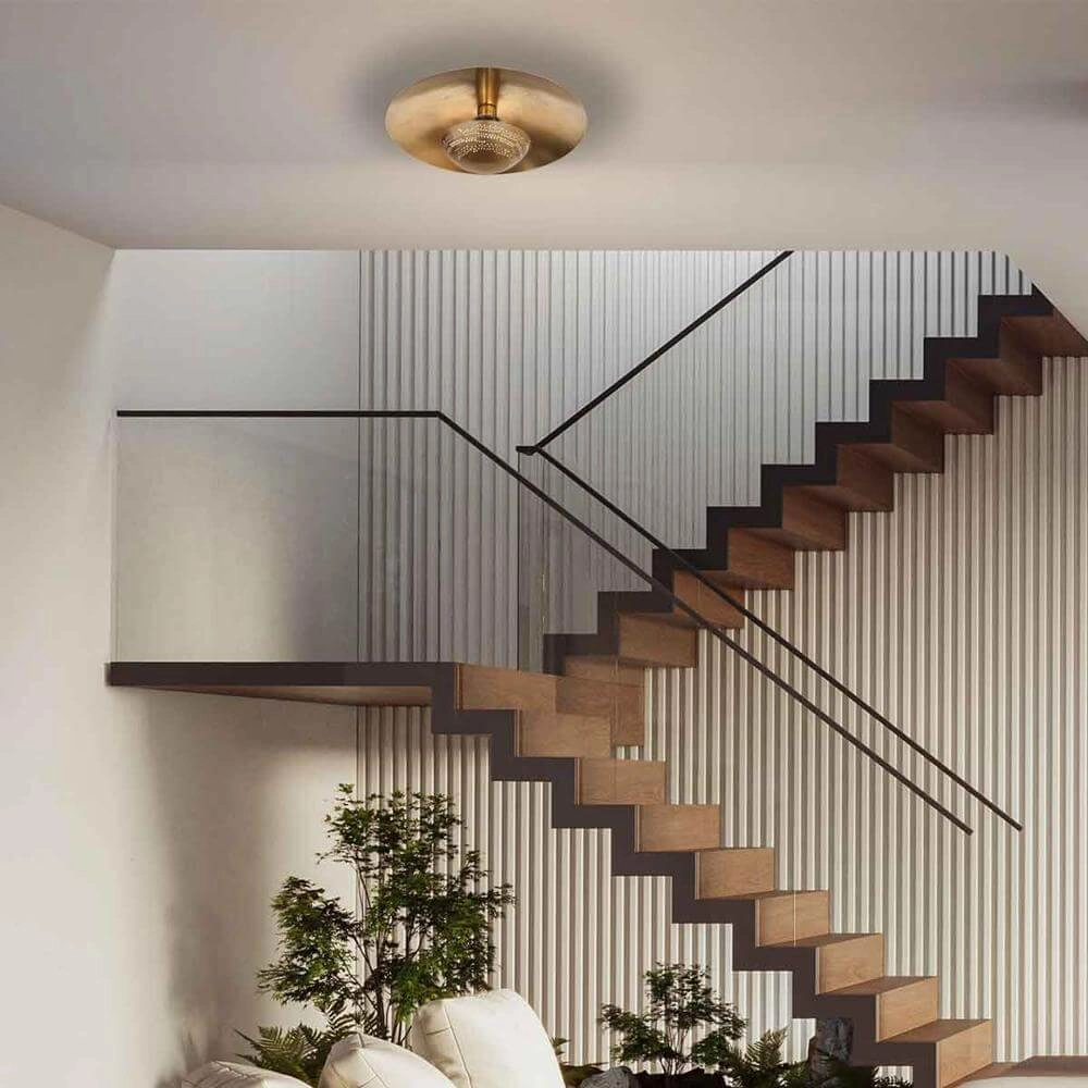 Ronde plafondlamp Brass brons Steinhauer 8712746171662