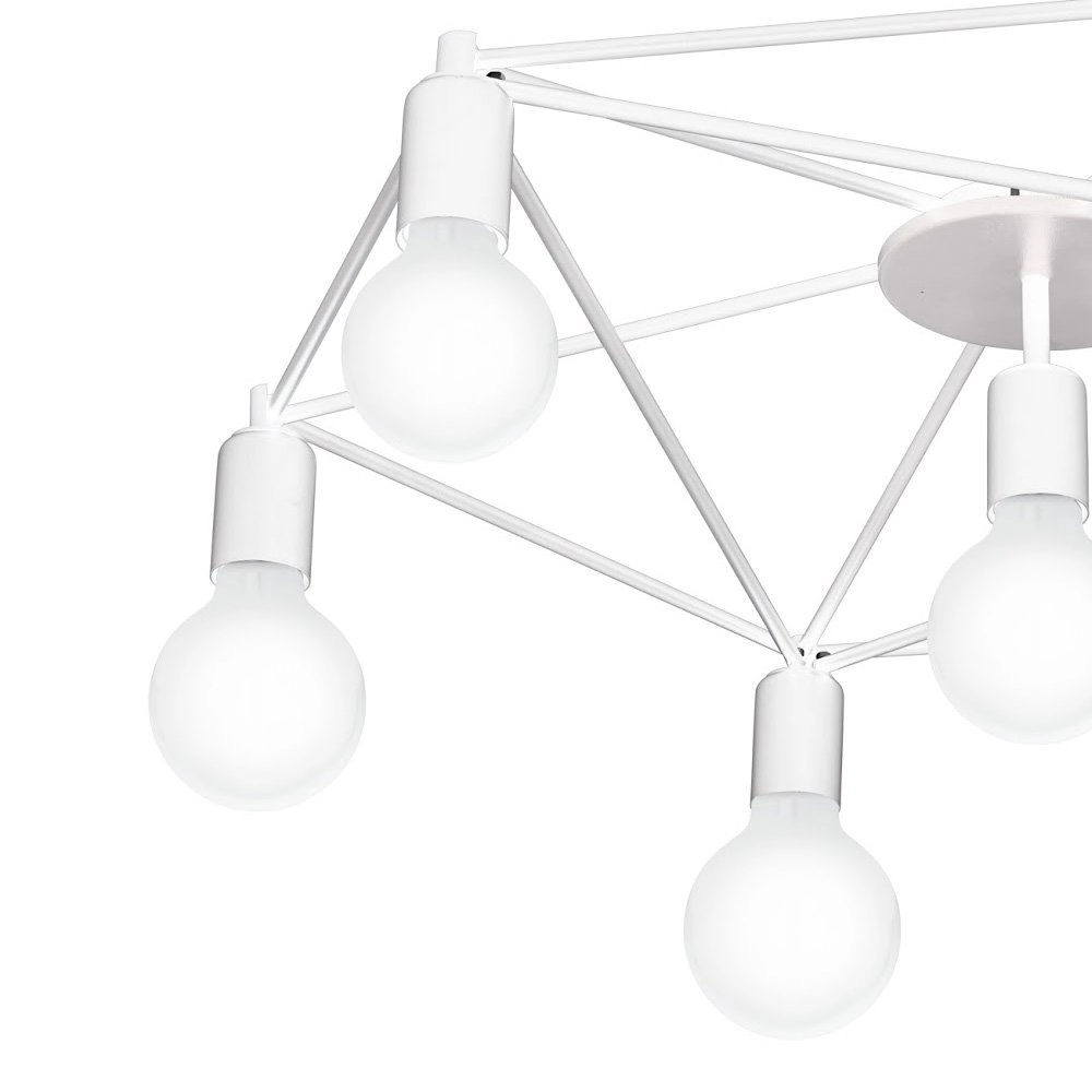 Plafondlamp Staiti 7-lichts 76cm wit Eglo 9002759978969