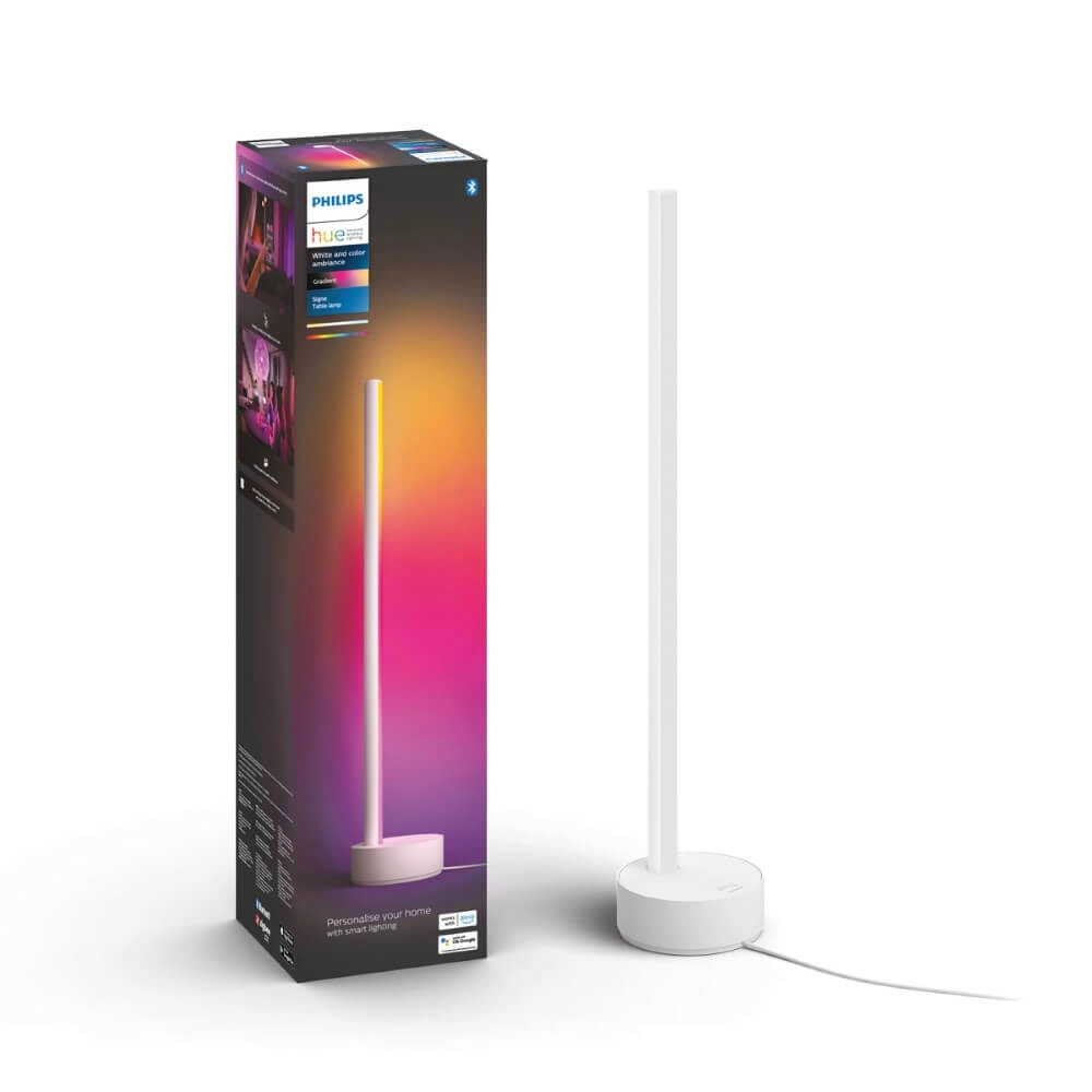 Tafellamp Backlight Hue Gradient - 12W - White and Color 55cm wit Philips 8718696176238