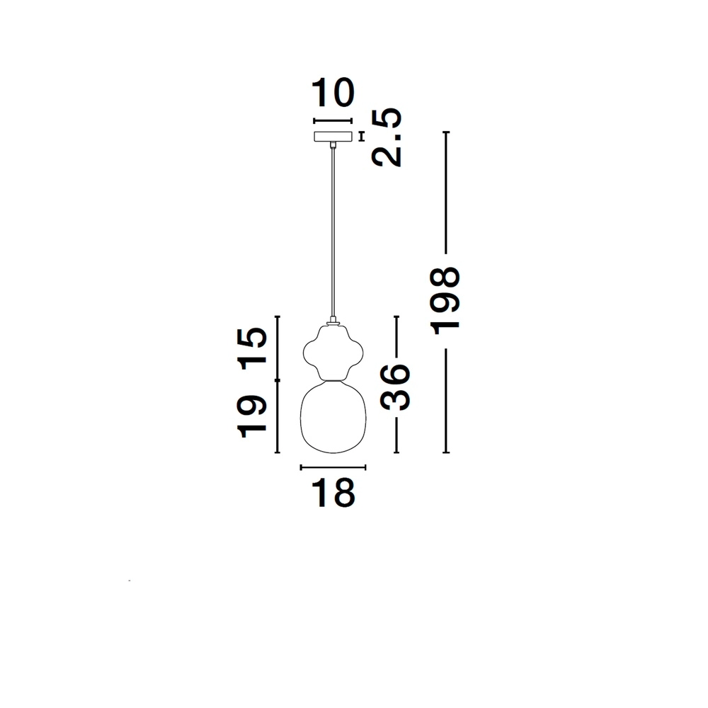 Hanglamp Clio S groen keramiek Lyora 5212017461193